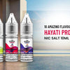 10 Amazing Flavours of Hayati Pro Max Nic Salt 10ml - Direct Vape Wholesale