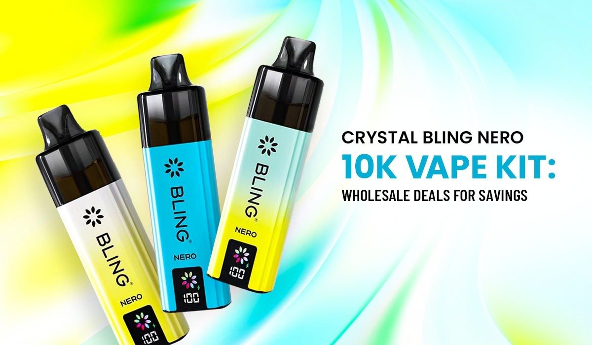 Crystal Bling Nero 10K Vape Kit: Wholesale Deals for Savings