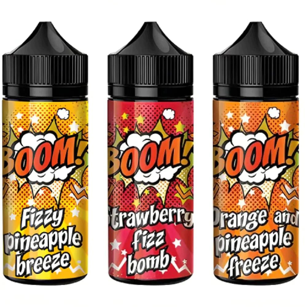 Boom 100ml Shortfill E-liquid - Direct Vape Wholesale