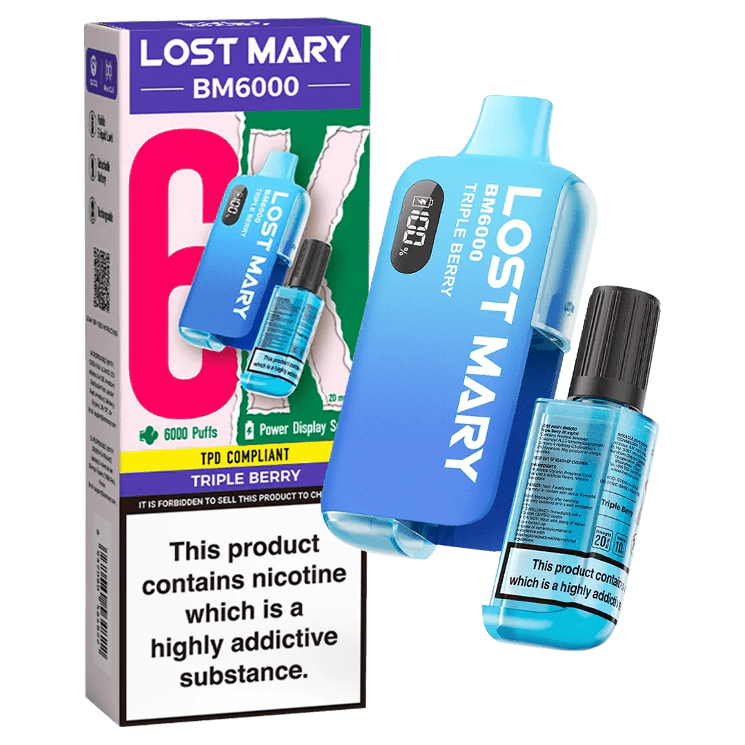 Lost Mary BM6000 Prefilled Vape Kit (Box of 5) - Direct Vape Wholesale Lost Mary BM6000 Prefilled Vape Kit (Box of 5) - Direct Vape Wholesale