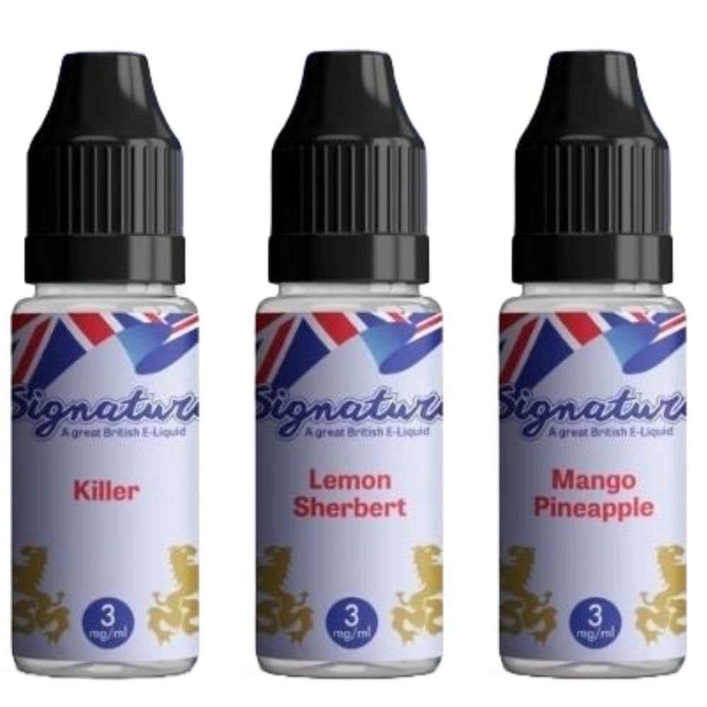 Pack of 10 Signature 10ml E-Liquid - Direct Vape Wholesale Pack of 10 Signature 10ml E-Liquid - Direct Vape Wholesale