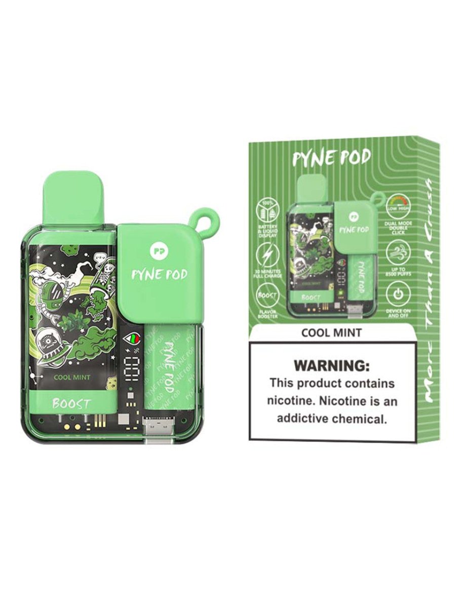Pyne Pod Boost 8500 Disposable Vape Pod (BOX OF 5) - Direct Vape Wholesale Pyne Pod Boost 8500 Disposable Vape Pod (BOX OF 5) - Direct Vape Wholesale