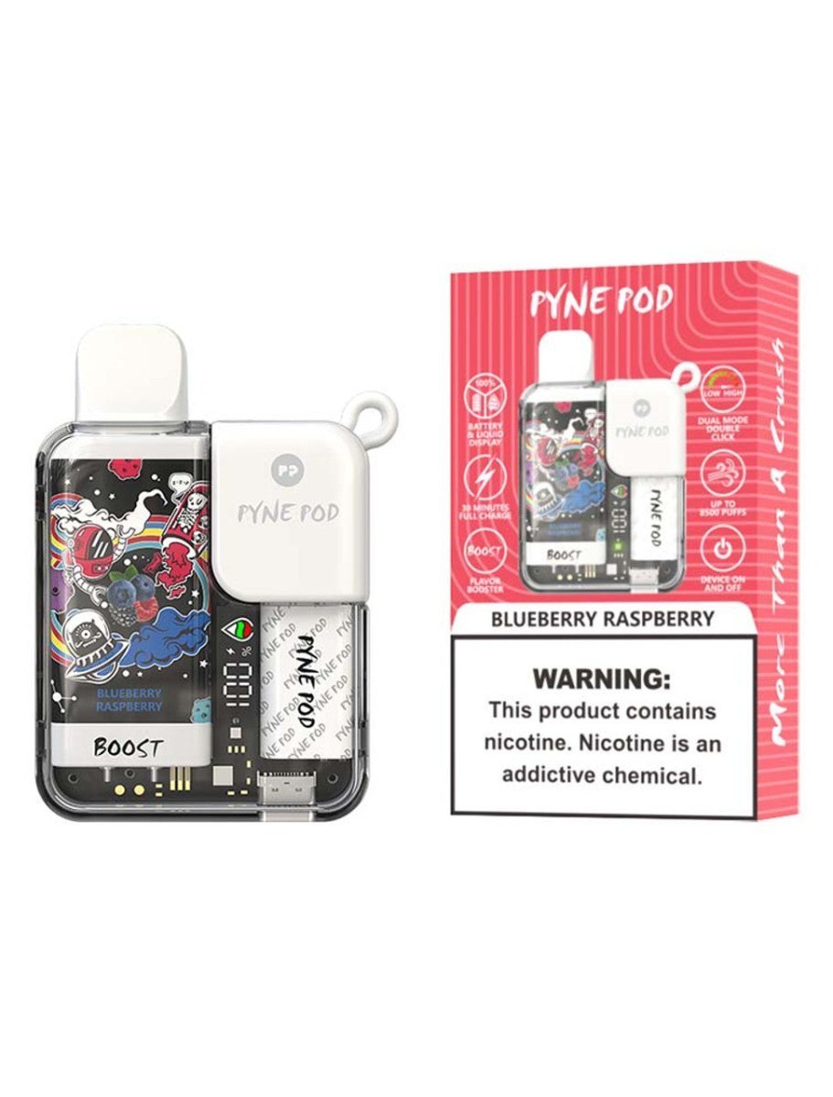 Pyne Pod Boost 8500 Disposable Vape Pod (BOX OF 5) - Direct Vape Wholesale Pyne Pod Boost 8500 Disposable Vape Pod (BOX OF 5) - Direct Vape Wholesale