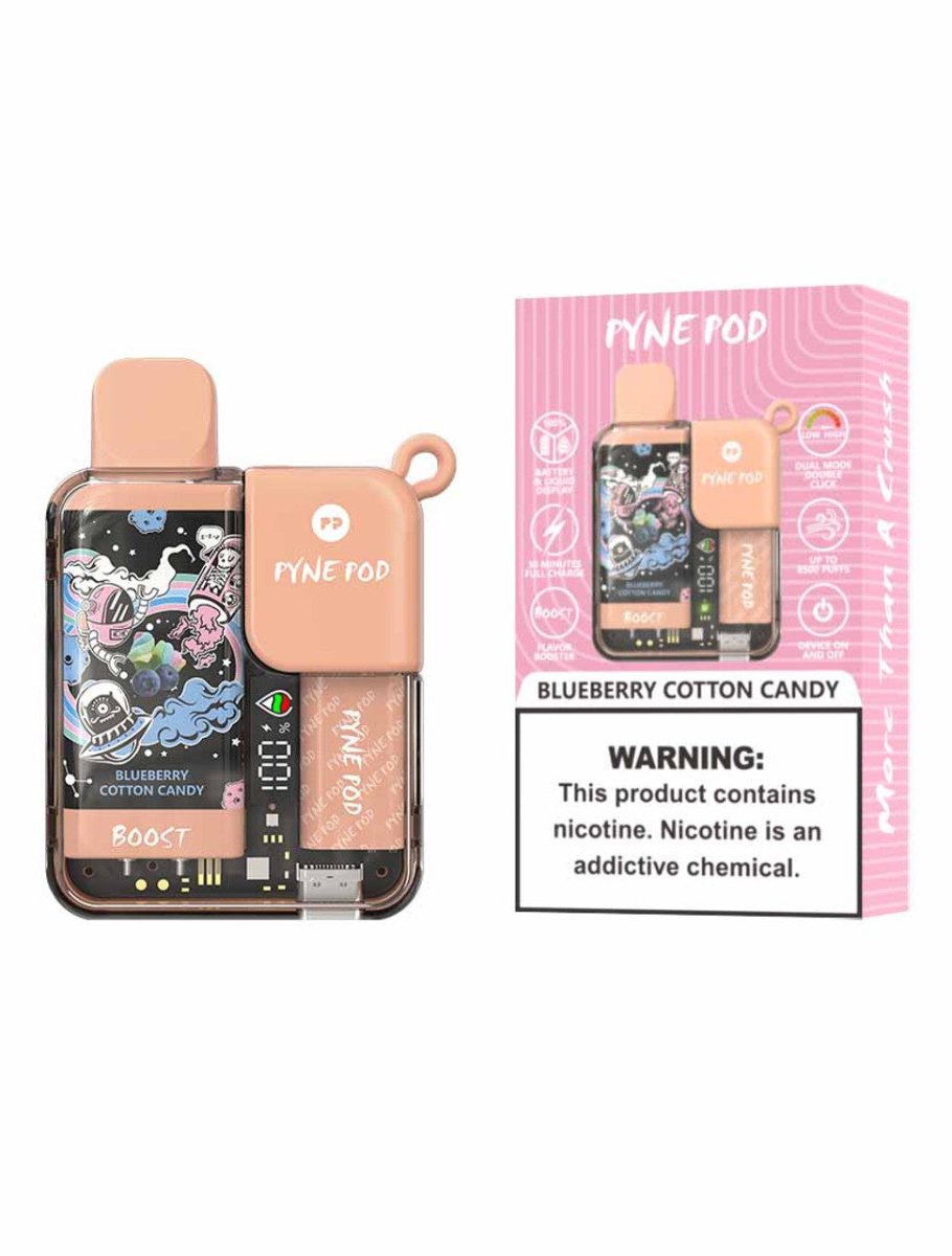 Pyne Pod Boost 8500 Disposable Vape Pod (BOX OF 5) - Direct Vape Wholesale Pyne Pod Boost 8500 Disposable Vape Pod (BOX OF 5) - Direct Vape Wholesale