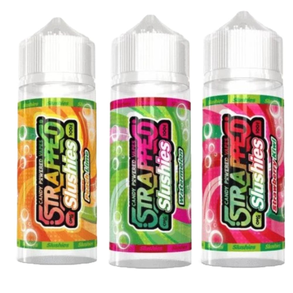 Strapped Slushies 100ml Shortfill - Direct Vape Wholesale Strapped Slushies 100ml Shortfill - Direct Vape Wholesale