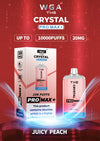 The Crystal Pro Max + 10000 Disposable Vape Pod Box of 10 - The Crystal Pro Max + 10000 Disposable Vape Pod Box of 10 - Juicy Peach - Vapeuksupplier - Direct Vape Wholesale