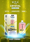 The Crystal Pro Max + 10000 Disposable Vape Pod Box of 10 - The Crystal Pro Max + 10000 Disposable Vape Pod Box of 10 - Fizzy Cherry - Vapeuksupplier - Direct Vape Wholesale