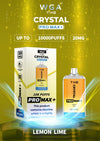 The Crystal Pro Max + 10000 Disposable Vape Pod Box of 10 - The Crystal Pro Max + 10000 Disposable Vape Pod Box of 10 - Lemon Lime - Vapeuksupplier - Direct Vape Wholesale