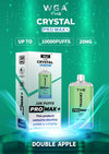 The Crystal Pro Max + 10000 Disposable Vape Pod Box of 10 - The Crystal Pro Max + 10000 Disposable Vape Pod Box of 10 - Double Apple - Vapeuksupplier - Direct Vape Wholesale