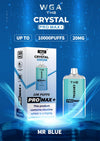 The Crystal Pro Max + 10000 Disposable Vape Pod Box of 10 - The Crystal Pro Max + 10000 Disposable Vape Pod Box of 10 - Mr Blue - Vapeuksupplier - Direct Vape Wholesale