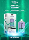 The Crystal Pro Max + 10000 Disposable Vape Pod Box of 10 - The Crystal Pro Max + 10000 Disposable Vape Pod Box of 10 - VMT Bull - Vapeuksupplier - Direct Vape Wholesale