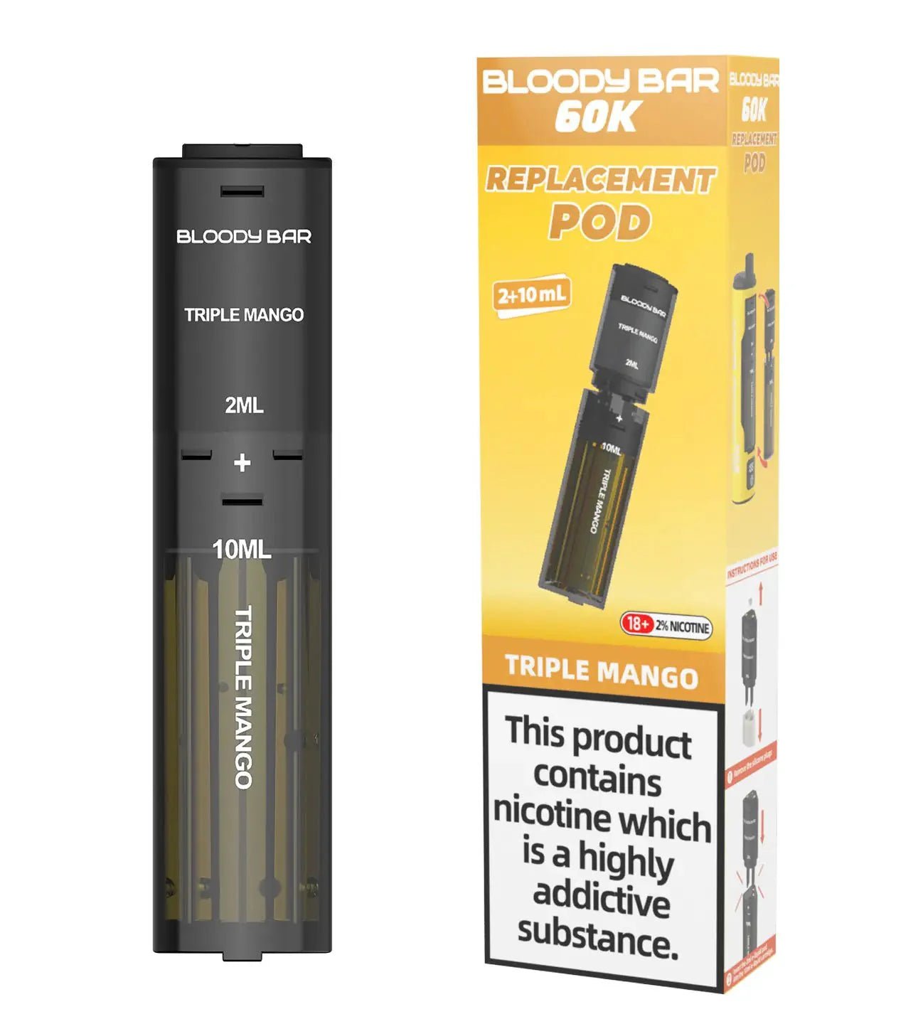 Bloody Bar 60K Prefilled Pods Pack of 5 Bloody Bar 60K Prefilled Pods Pack of 5
