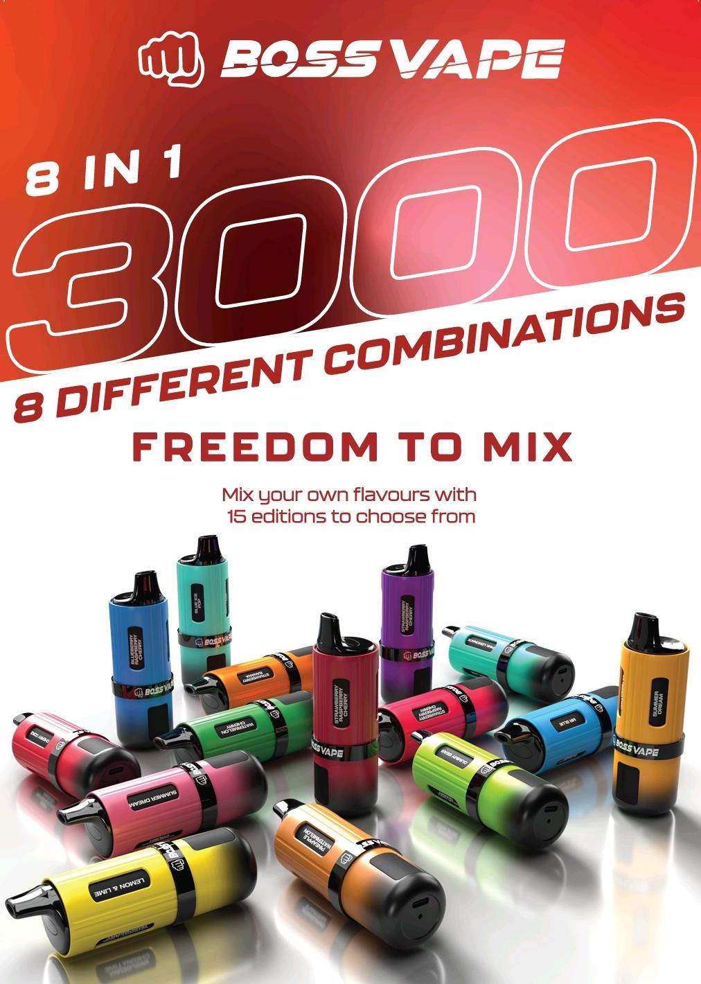 Boss Vape 3000 Prefilled Vape - Direct Vape Wholesale Boss Vape 3000 Prefilled Vape - Direct Vape Wholesale