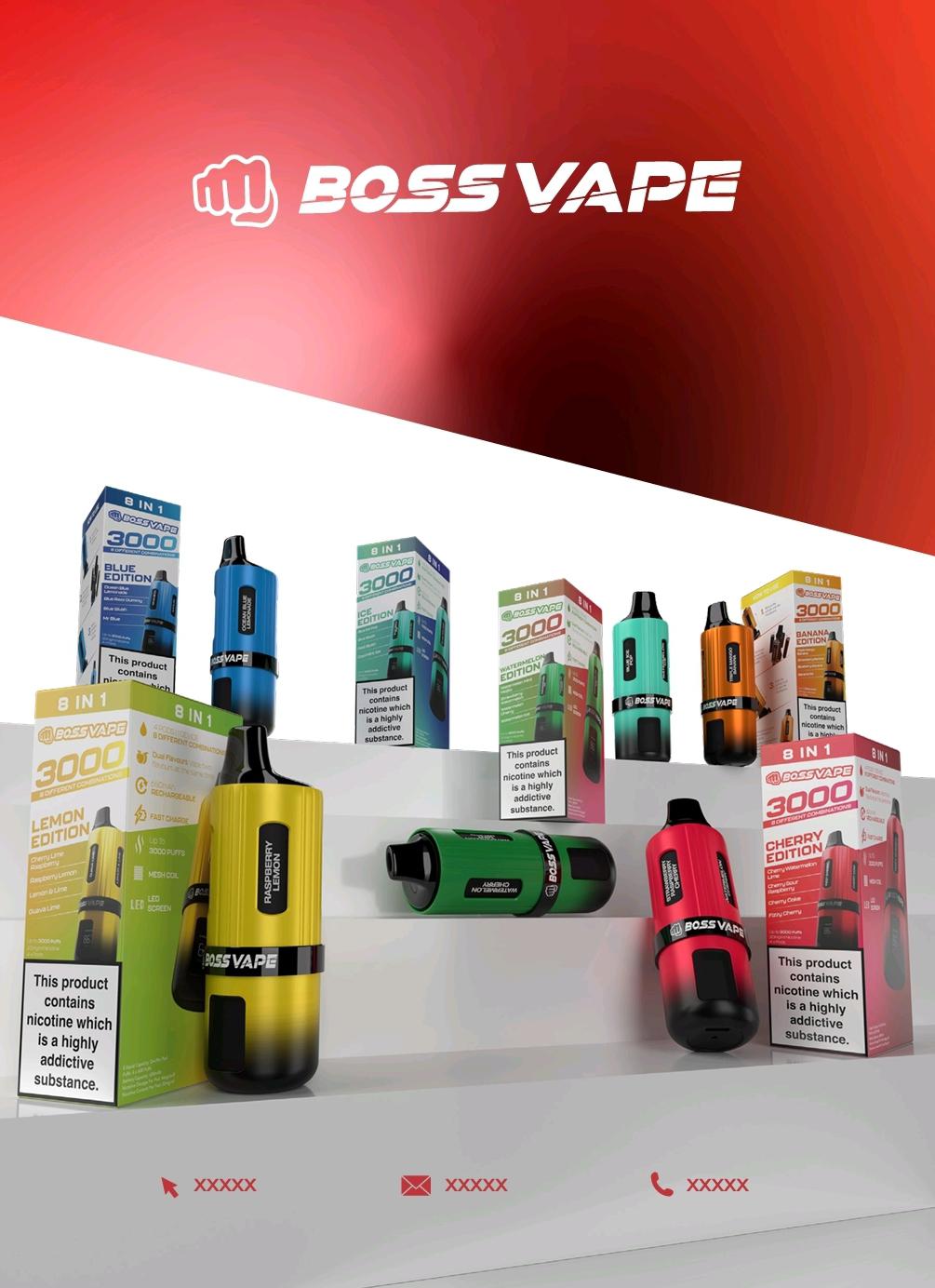 Boss Vape Disposable Boss Vape 3000 Prefilled Vape VGOD POD 1k Disposable - Vape Boss UAE - Boss Vape Disposable Boss Vape 3000 Prefilled Vape VGOD POD 1k Disposable - Vape Boss UAE -