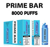 Crystal Prime Bar 8000 Prefilled Vape Box of 10 - Crystal Prime Bar 8000 Prefilled Vape Box of 10 - Direct Vape Wholesale
