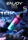 Enjoy Ultra 18k Disposable Vape 2 In 1 Box of 10 - Enjoy Ultra 18k Disposable Vape 2 In 1 Box of 10 - Direct Vape Wholesale