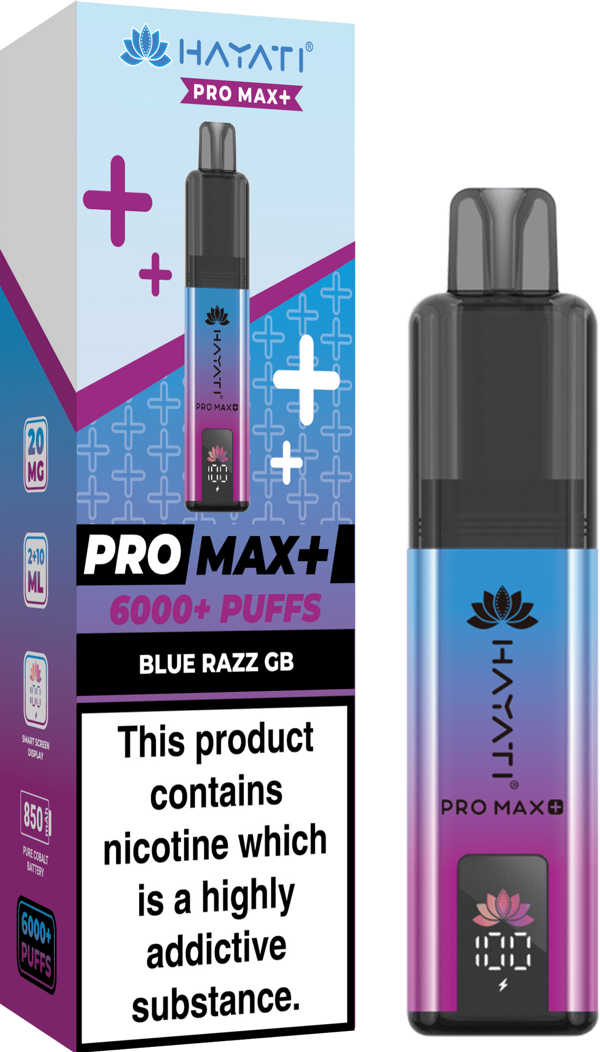 Hayati Crystal Pro Max+ 6000 | Box of 10 | Direct Vape Wholesale Hayati Crystal Pro Max+ 6000 | Box of 10 | Direct Vape Wholesale