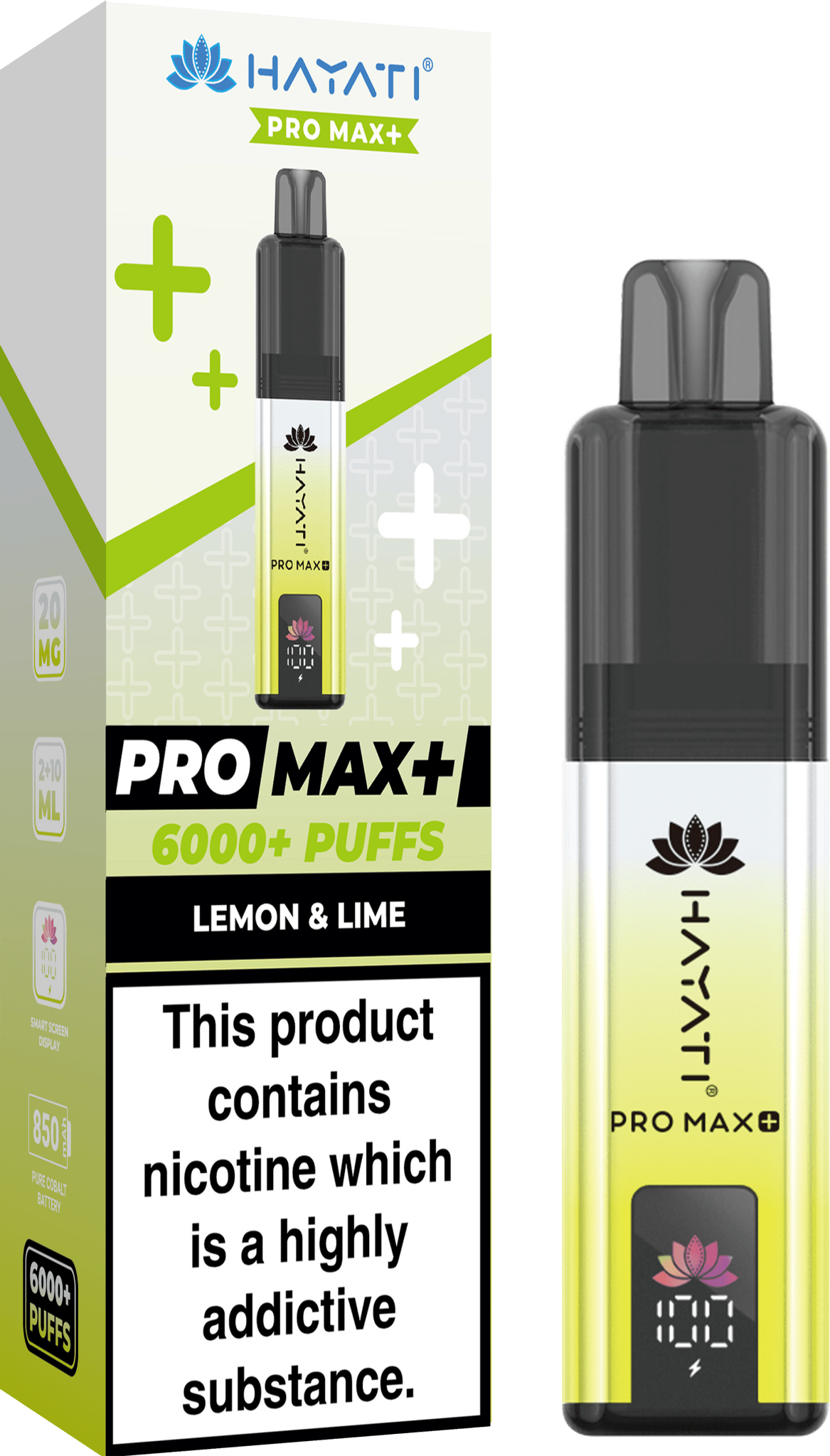 Hayati Crystal Pro Max+ 6000 | Box of 10 | Direct Vape Wholesale Hayati Crystal Pro Max+ 6000 | Box of 10 | Direct Vape Wholesale