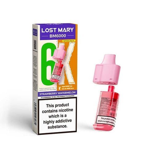 Lost Mary BM6000 Prefilled Pods Pack of 5 - Direct Vape Wholesale Lost Mary BM6000 Prefilled Pods Pack of 5 - Direct Vape Wholesale