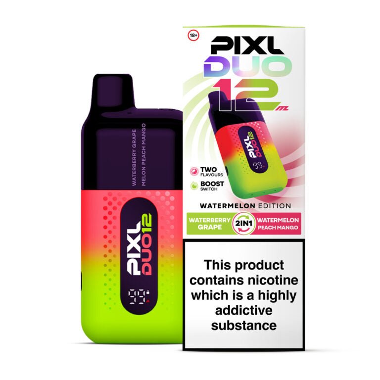 Pixl Duo 12000 Vape Kit Box of 5 Pixl Duo 12000 Vape Kit Box of 5