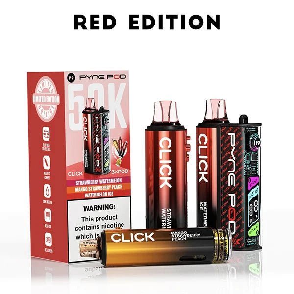 Pyne Pod Click 50k Prefilled Pod Vape Kit Box of 5 - Direct Vape Wholesale Pyne Pod Click 50k Prefilled Pod Vape Kit Box of 5 - Direct Vape Wholesale