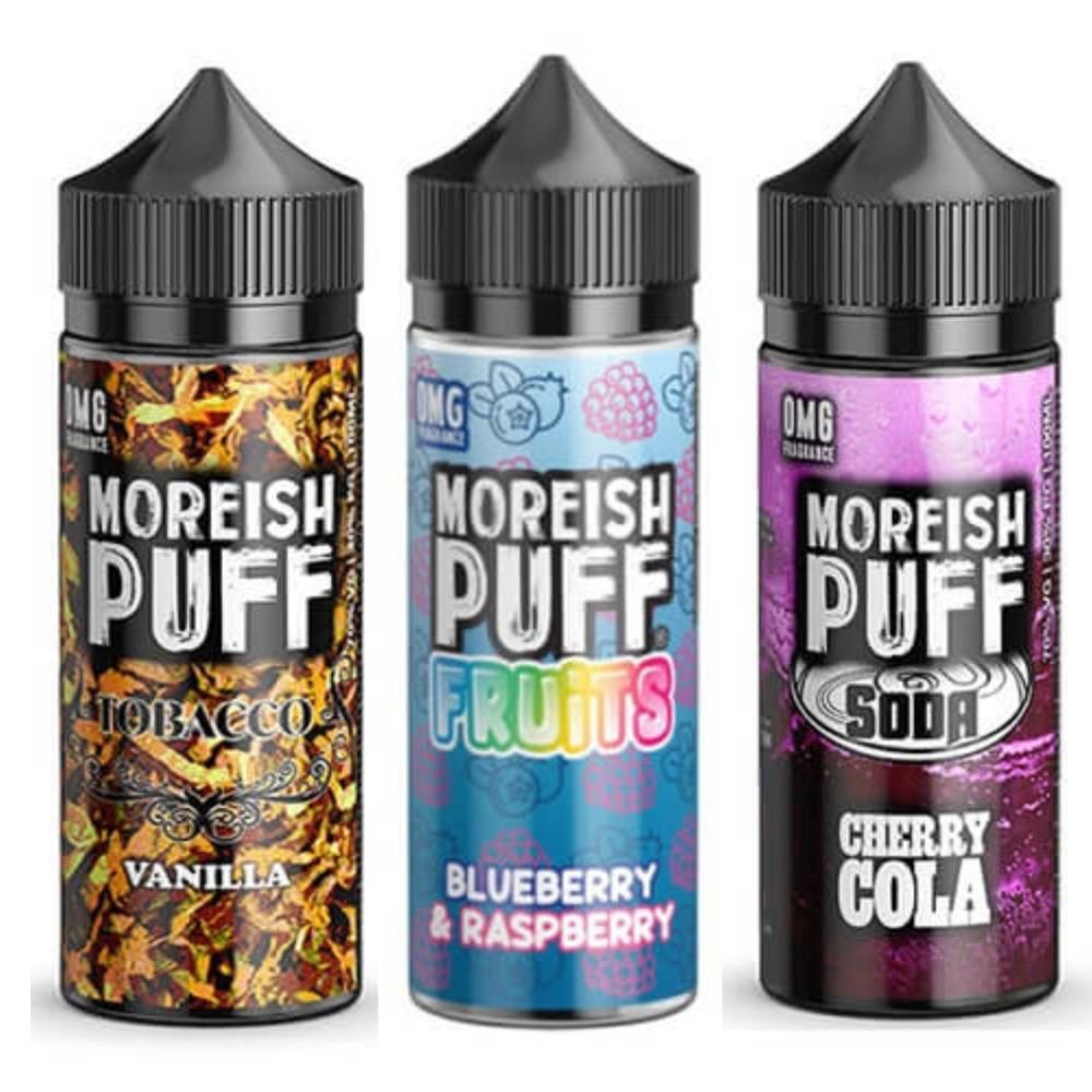Moreish Puff 100ML Shortfill - All Ranges - Direct Vape Wholesale